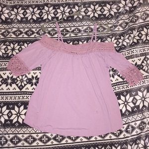 Off the shoulder shirt